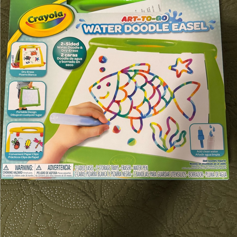 Crayola Water Doodle Easel - Vibrant Colors